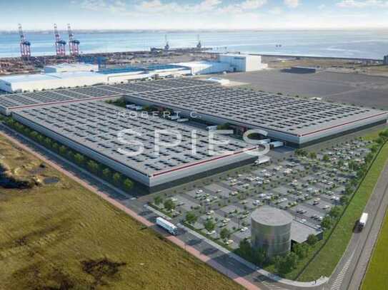 Neubau eines Logistikzentrum im Jade-Weser-Port