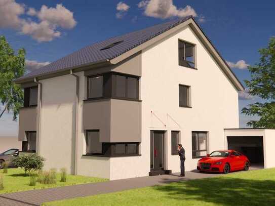 DHH, KfW40, Energieeffizienz A+, mit Grundstück, Keller zu Wohnzwecken ausgebaut, FB-Heizung