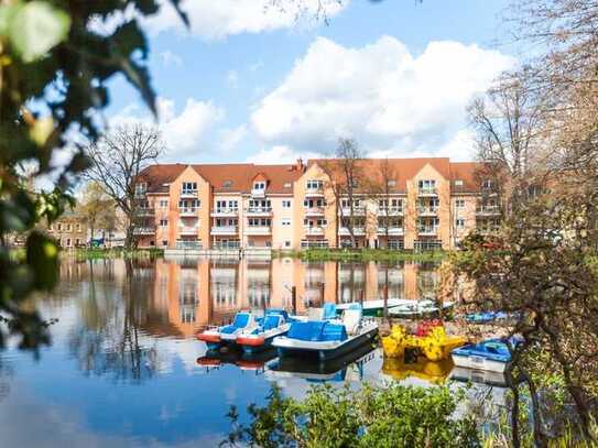 Pulsnitz: schicke 2-Zimmer-Wohnung mit Balkon zum See