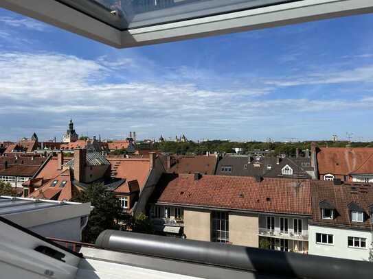 Rarität im Lehel mit Traumblick über die Dächer Münchens