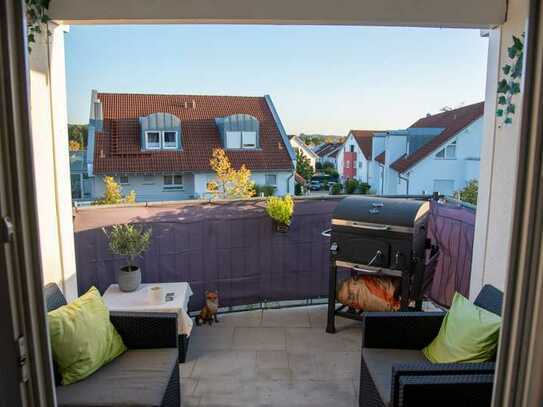 Stilvolle Dachgeschosswohnung mit sonnigem Balkon in Bad Waldsee