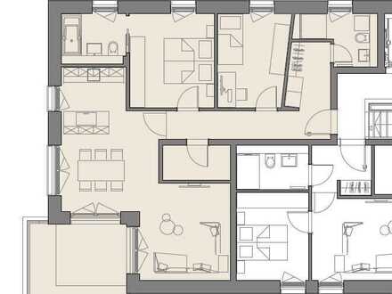 Erstbezug! 3-Zimmer-Wohnung im 1. OG mit Balkon