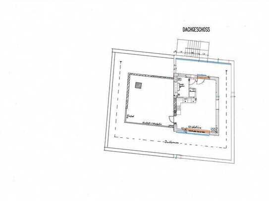 Erstbezug: Exklusive Neubauwohnung in 3-Familienhaus, traumhafte 2-Zi.-Penthouse-Whg, gr. Dachterr.