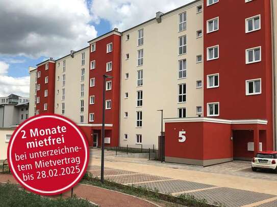 1-Zimmer-Apartment mit Südbalkon im Wohnen mit Service I NK inkl.