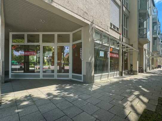 Bogenhausen/Denning– Ladenfläche mit großer Schaufensterfront in frequentierter Lage