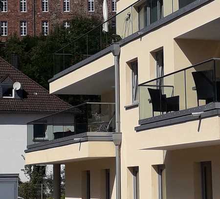 Juwel - Exklusive Wohnung mit Loftcharakter und umlaufender Terrasse incl. Panoramablick zum Schloss