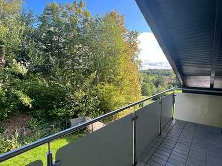 Neuwertige 2-Raum-DG-Wohnung mit Balkon und Einbauküche in Neuenstadt