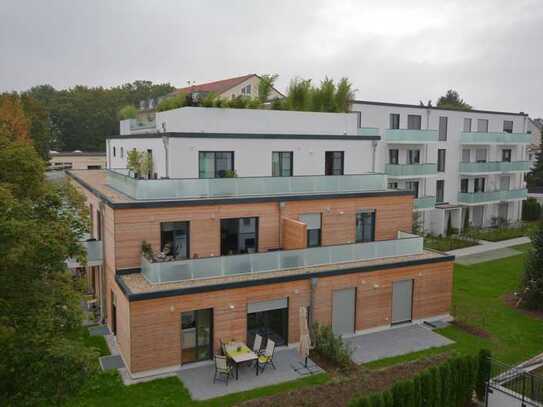 Barrierefreie Gartenwohnung in Holzständerbauweise