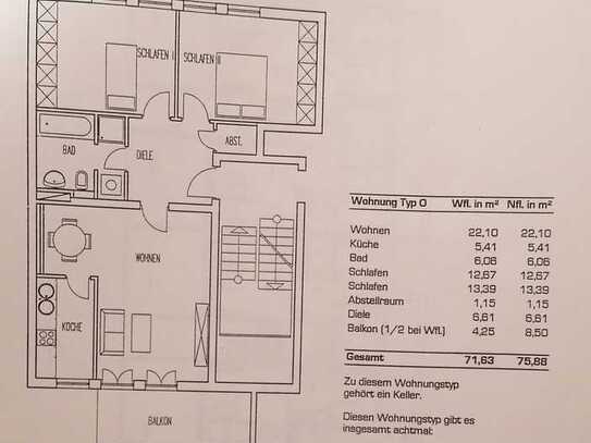 Stilvolle 3-Zimmer-Wohnung mit Balkon in Darmstadt