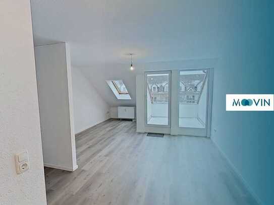 Helle 3-Zimmer-Dachgeschosswohnung mit Balkon