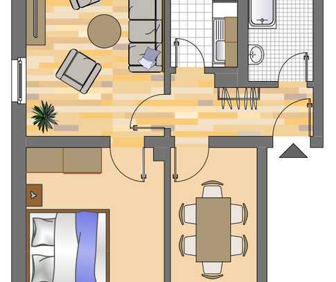 3-Zimmer-Wohnung in Recklinghausen Hochlarmark