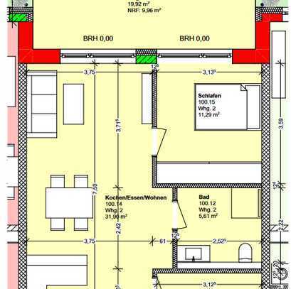 ERSTBEZUG! Exklusive 2-Raum-Wohnung mit luxuriöser Ausstattung, Terrasse & Einbauküche in Trier