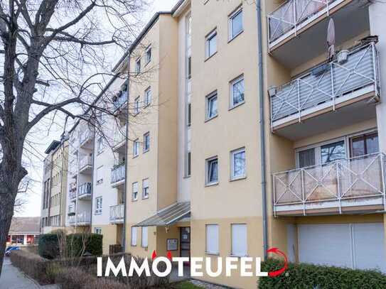 Attraktive vermietete 2-Raum-Wohnung mit Balkon, TG-Stellplatz & Fahrstuhl