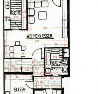 Geschmackvolle 3-Zimmer-Erdgeschosswohnung mit Balkon und EBK in Eltville am Rhein