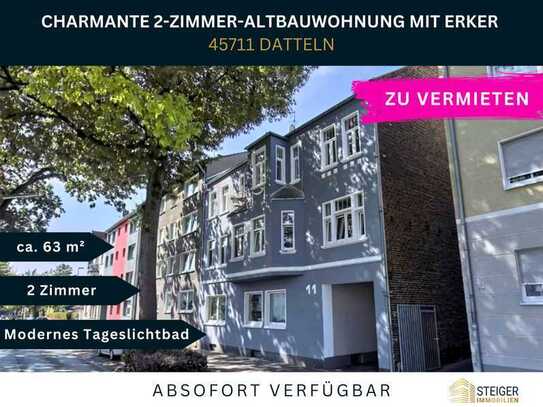 Charmante 2-Zimmer-Altbauwohnung mit Erker – hochwertig ausgestattetes Badezimmer