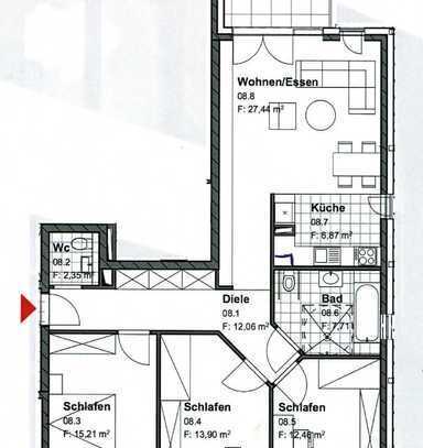 Neuwertige 4-Zimmer-Wohnung mit Balkon in (Merklingen) Weil der Stadt