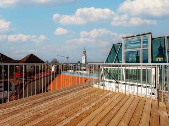 5-Zi-Penthouse, Galerie, Loggia,Dachterrasse im stilvoll sanierten Gründerzeithaus in zentraler Lage