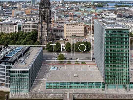 Repräsentative Büroflächen im TRIO Hamburg - Direkt am Mahnmal St. Nikolai