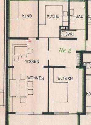 Schöne 3,5-Zimmer-Erdgeschosswohnung mit Einbauküche in Leingarten