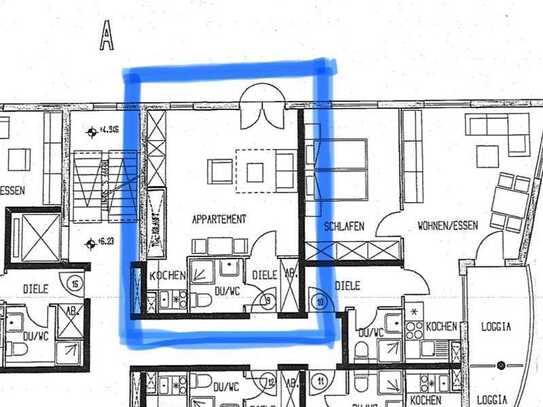 Für Kapitalanleger. Vermietete 1-Zimmer-Wohnung in Ettlingen