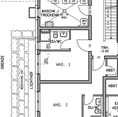 Stilvolle, neuwertige 1-Zimmer-Souterrain-Wohnung mit geh. Innenausstattung