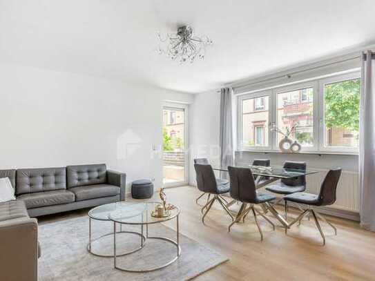 Kernsanierte 4 Zimmerwohnung mit 2 Balkons, moderner EBK und Garage