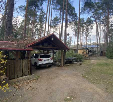 Hauptstadtmakler - Schönes Grundstück mit Wochenendhaus in Top Lage