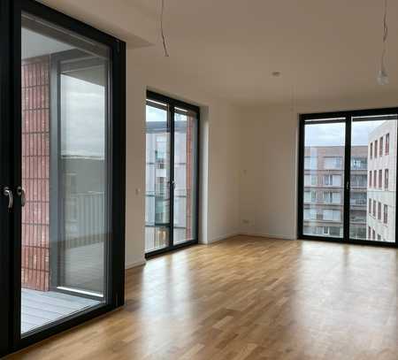 Ansprechende Wohnung mit großem Balkon in der obersten Etage.