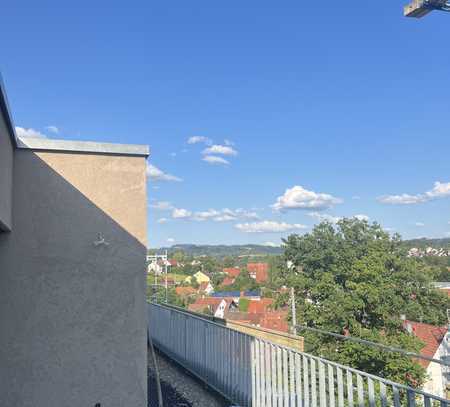 Erstbezug! Tolle Maisonettewohunng mit Dachterrasse, EBK und Aufzug!