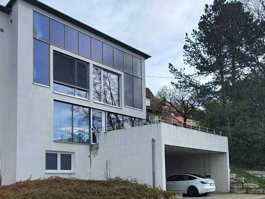 5,5-Raum-Passivhaus-Doppelhaushälfte in sonniger Traumlage in Rottenburg-Weiler