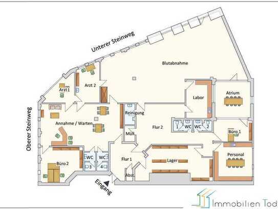 Klostermarkttreff, Gew. 09 + 10 + 11 - TH 2, Ebene 3