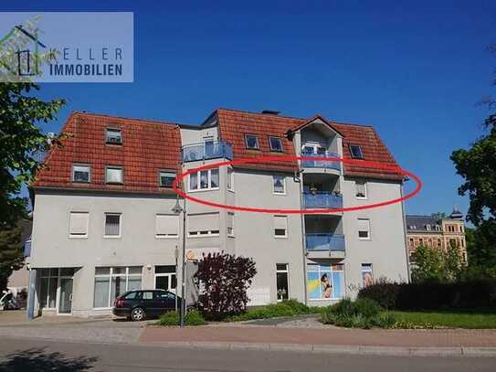 FÜR KAPITALANLEGER oder SELBSTNUTZER, VERMIETETE 3-R-Whg. mit Balkon und PKW-Stellplatz