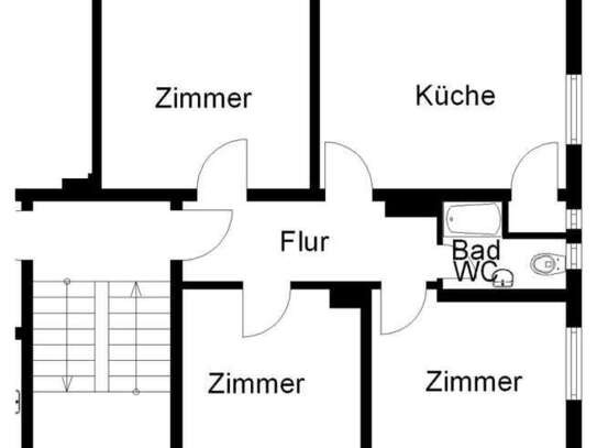 Renovierte Wohnung zu vergeben!