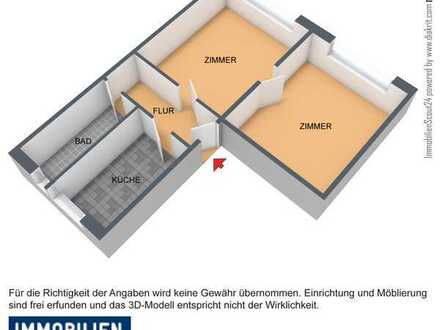 hübsche Zwei-Raumwohnung direkt am Wald