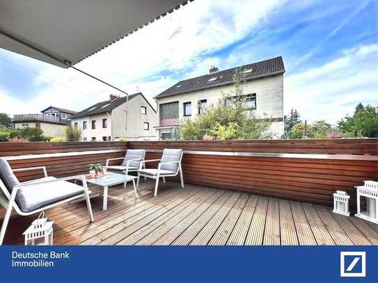 Moderne 3,5 Zimmer Wohnung in Hochparterre mit Terrasse, Einbauküche, Garage, Zentral in Seelze