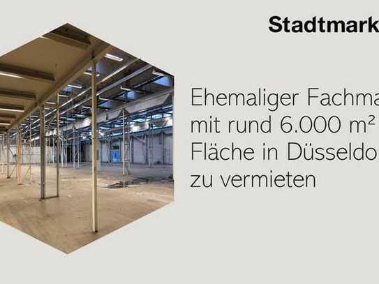 Ehemaliger Fachmarkt mit rund 6.000 m² in Düsseldorf zu vermieten