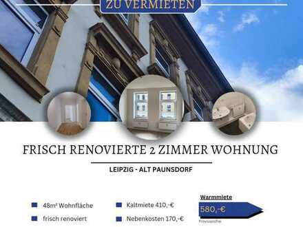 frisch renovierte 2 Zimmerwohnung mit 48m² ( Einbauküche auf Wunsch möglich )