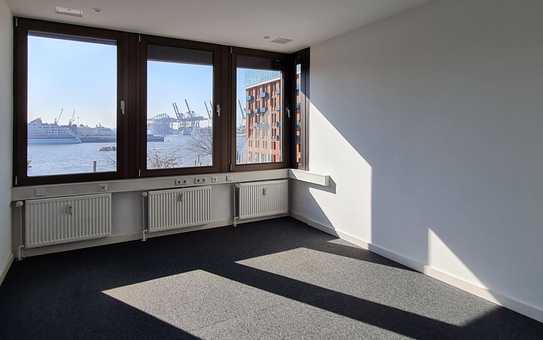 Hafen voraus! Büro an der Fischauktionshalle mit Elbblick mieten.