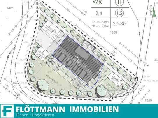 Projektiertes Baugrundstück für ein 6-Familienhaus in Bielefeld-Heideblümchen!