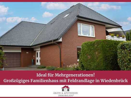 Ideal für Mehrgenerationen!
Großzügiges Familienhaus mit Feldrandlage in Wiedenbrück