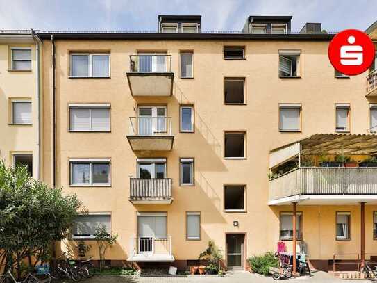 Goldrichtig! Ruhige und helle 2-Zimmer-Wohnung nähe Stadtpark mit Garage und Balkon!