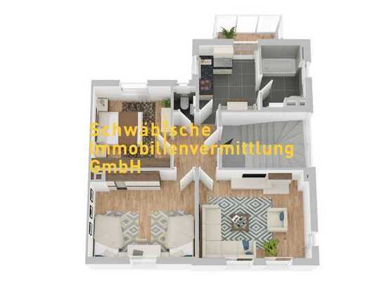 3-Zi.-Whg., 3. OG, Altbau, verglase Veranda, *Sanierungsgebiet*, kein Denkmalschutz