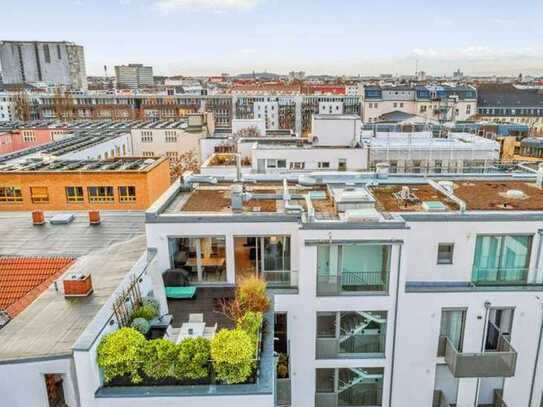 PENTHOUSE de luxe mit 2 Dachterrassen und 2 TG-Stellplätzen unweit des Ludwigkirchplatzes