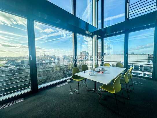 Moderne Büroflächen | Dachterrasse| 7.OG mit Blick über den Kennedydamm