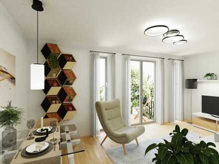 SPECIAL OFFER: Weißensee: ERSTBEZUG im NEUBAU - ab 2024: 1,5-Zi-Whg, VHS 1.OG, Gartenblick - BALKON