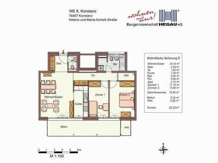 3-Zimmer-Wohnung in Konstanz