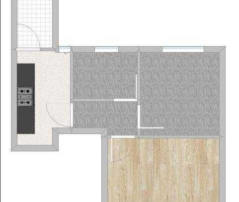 Sanierte 3-Zimmer Wohnung in Steele mit EBK+Gartennutzung+Garage