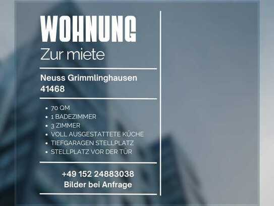 Wohntraum in Grimmlinghausen: 3-Zimmer-Wohnung mit moderner Küche und Parkmöglichkeiten!