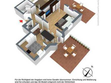 Wohnung mit zweieinhalb Zimmern sowie 2 Terrassen und EBK in Pfaffenhofen-West