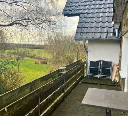 Ländlich wohnen mit Weitblick – Großzügige 2-Zimmer-Wohnung in Lindlar